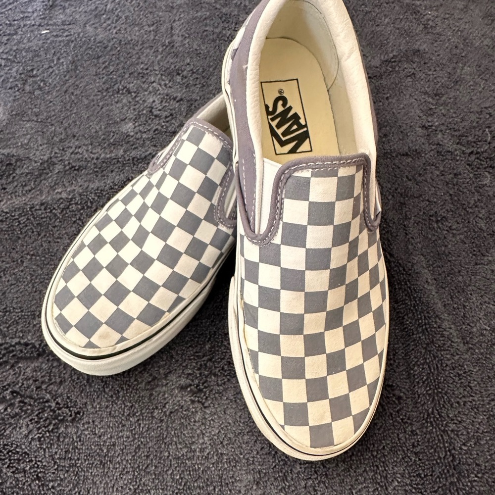 Vans Blue Checkered size 7